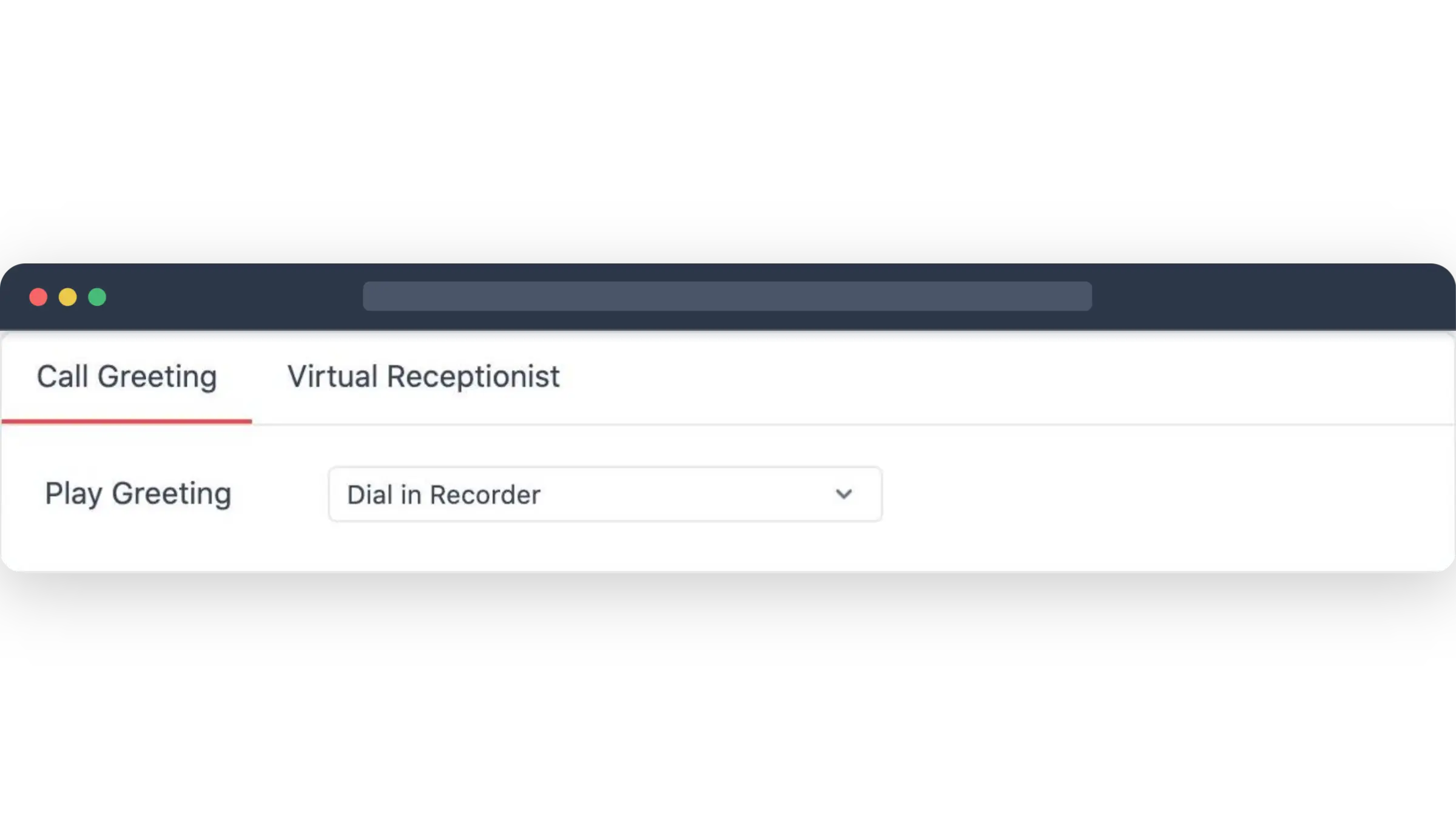 Call Greeting