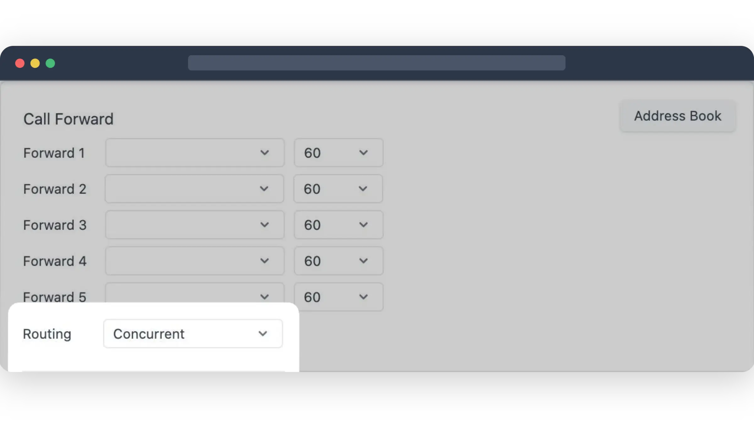 Concurrent Divert
